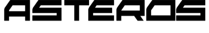 Asteros Font Preview