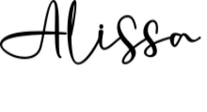 Alissa Font Preview