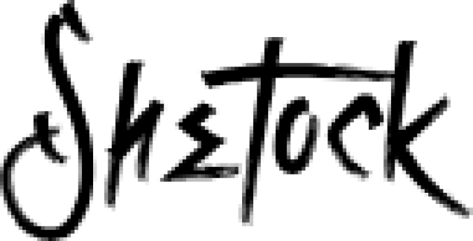 Shetock Font Preview