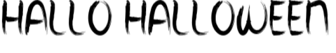 Hallo Halloween Font Preview