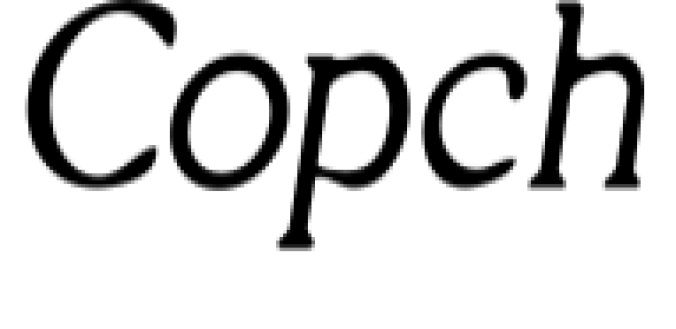 Copch Font Preview