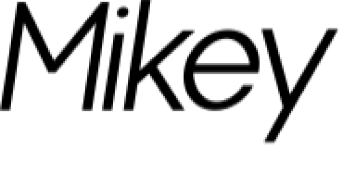 Mikey Font Preview