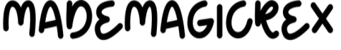 Made Magicrex Font Preview