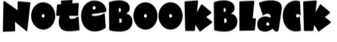 NoteBook Font Preview