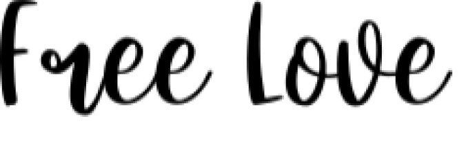 Free Love Font Preview