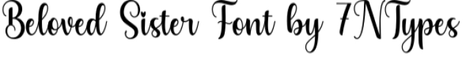 Beloved Sister Duo Font Preview