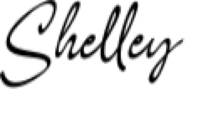 Shelley Font Preview