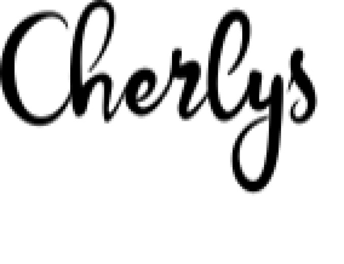 Cherlys Font Preview