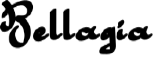 Bellagia Font Preview