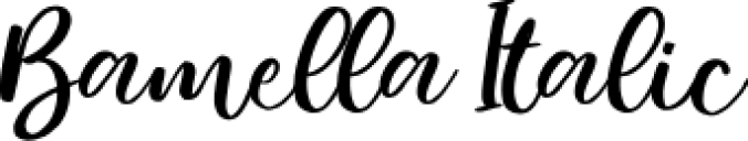 Bemalla Font Preview
