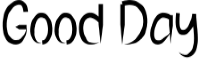 Good Day Font Preview