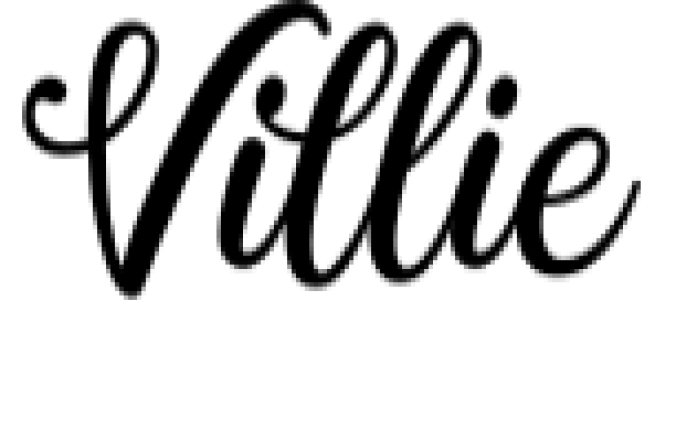 Villie Font Preview