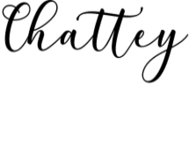 Chattey Font Preview