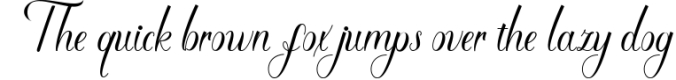 Mimosa Script Font Preview