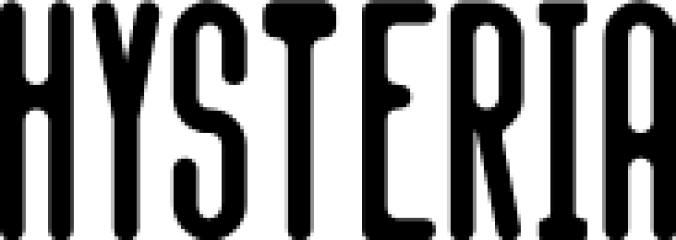 Hysteria Font Preview
