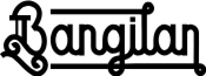 Bangila Font Preview