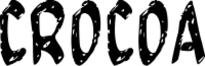 C Crocoa Font Preview