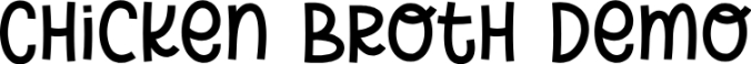 Chicken Broth Font Preview