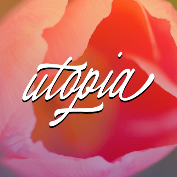 Hibiscus Flower Monogram Font Preview