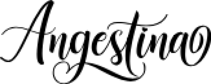 Angestina Font Preview