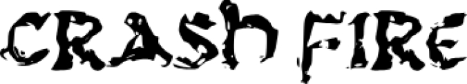 C Crash Fire Font Preview