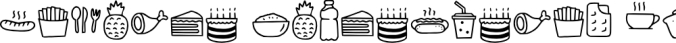 Foodlist Illustrati Font Preview
