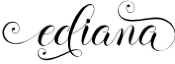 Ediana Font Preview