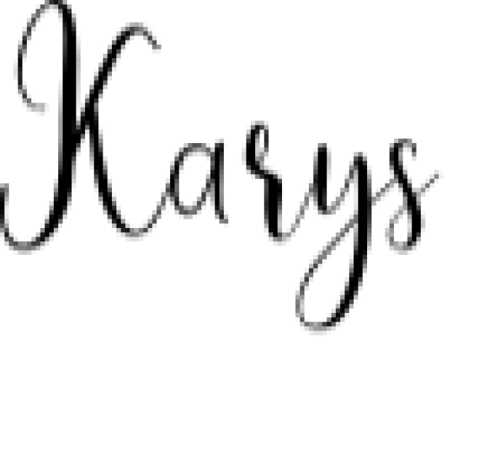 Karys Font Preview