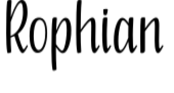 Rophian Font Preview