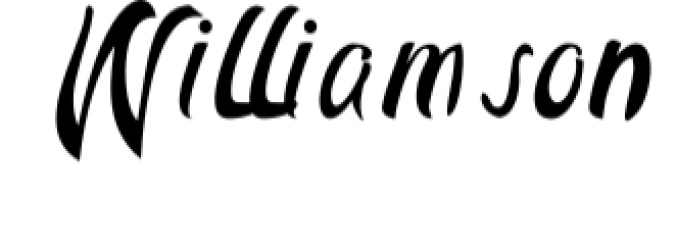 Williamson Font Preview