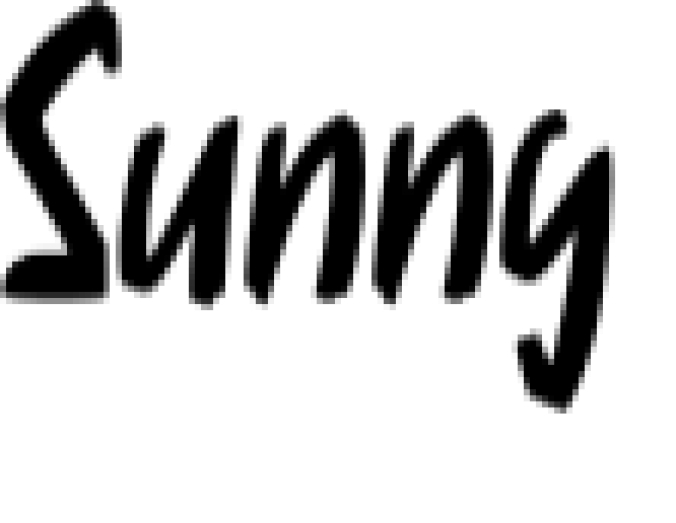 Sunny Font Preview