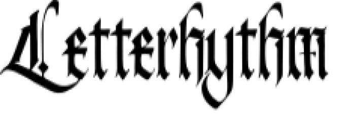 Letterhythm Font Preview