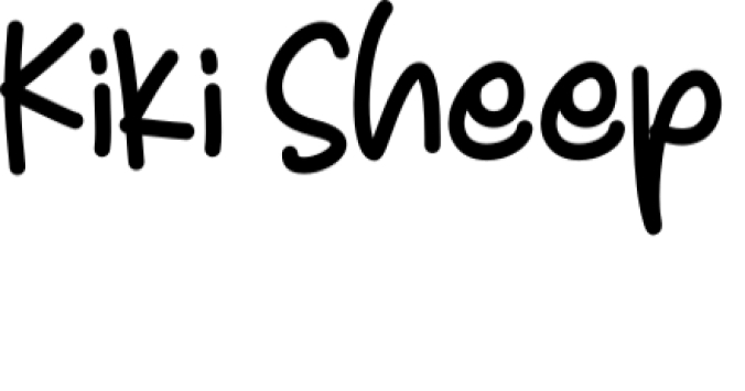 Kiki Sheep Font Preview