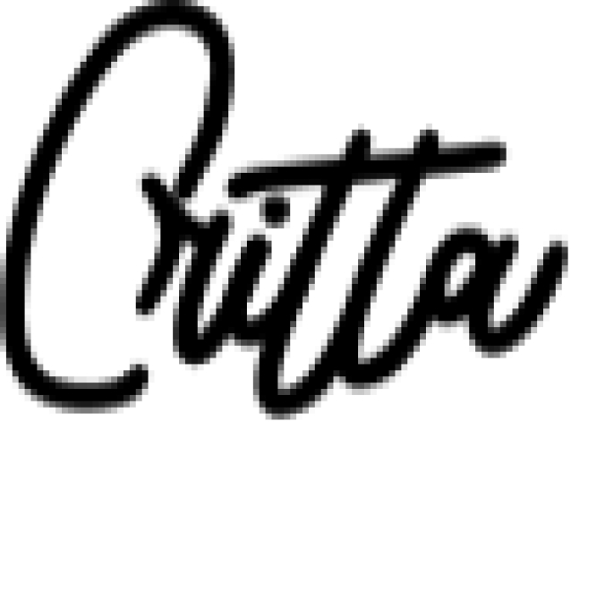 Critta Font Preview