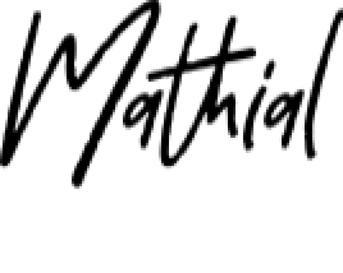 Mathial Font Preview
