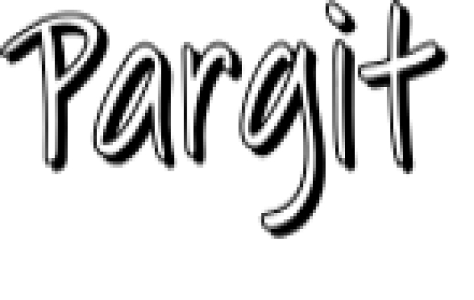 Pargit Font Preview