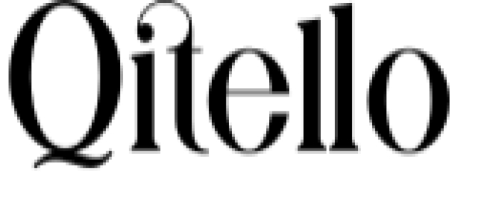 Qitello Font Preview