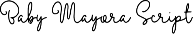 Baby Mayora Font Preview
