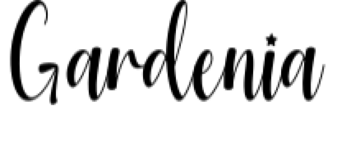 Gardenia Font Preview