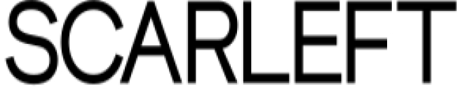 Scarleft Font Preview