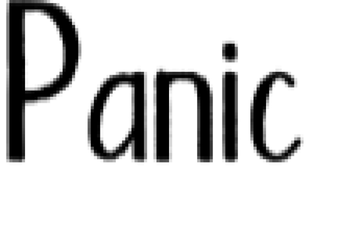 Panic! Font Preview