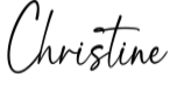 Christine Font Preview
