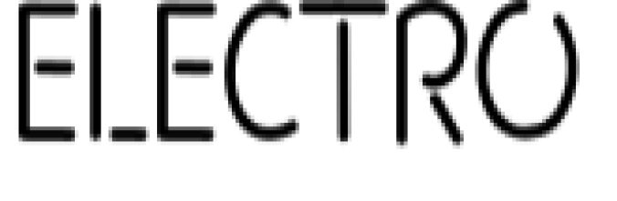 Electro Font Preview