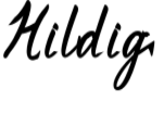Hildig Font Preview