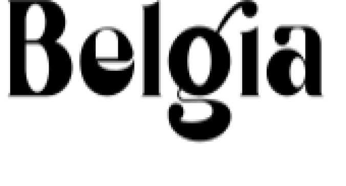 Belgia Font Preview