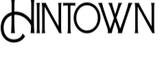 Hintown Font Preview