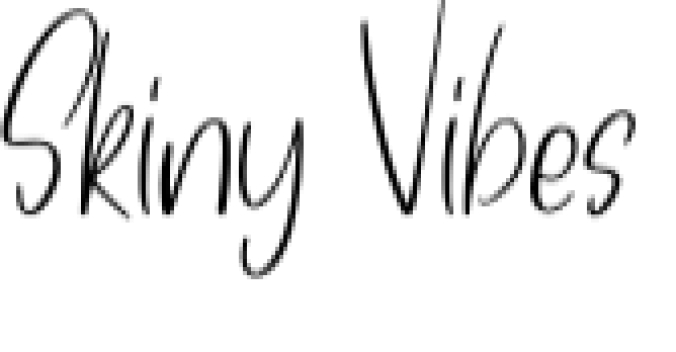 Skiny Vibes Font Preview
