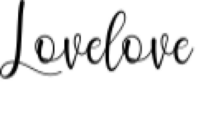 Love Love Font Preview