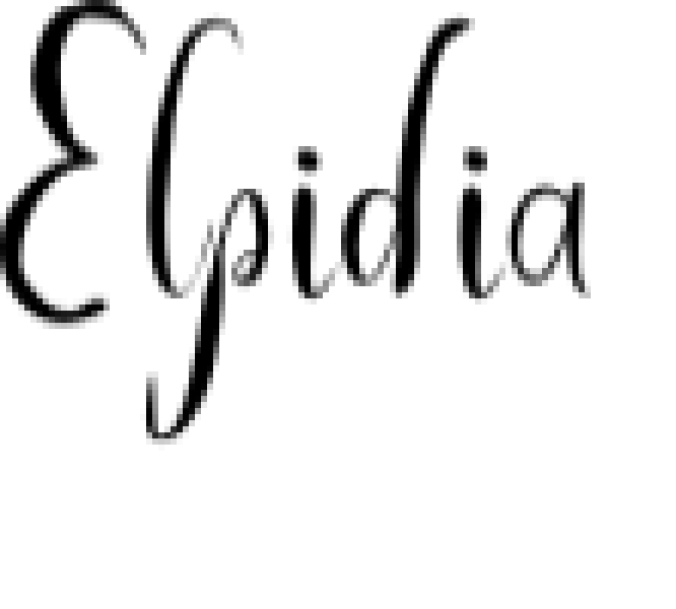 Elpidia Font Preview