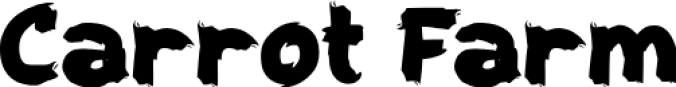 C Carrot Farm Font Preview